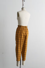 turmeric check trousers