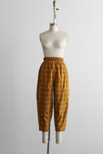 turmeric check trousers