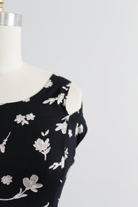 sprig open-shoulder mini dress