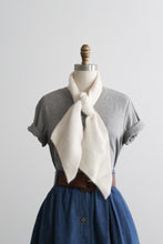 eggshell winter scarf
