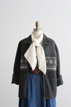 eggshell winter scarf