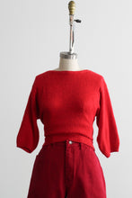 maraschino angora sweater
