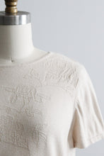 gardenia embossed knit blouse