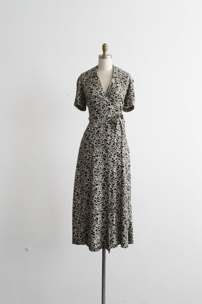 willow wood wrap dress
