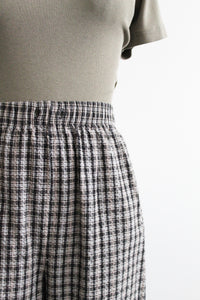 whitstable plaid cotton trousers