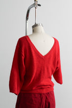 maraschino angora sweater