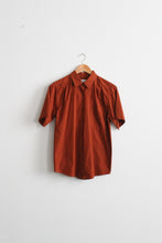 tobacco cotton button up