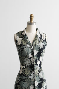secret garden lattice-back dress