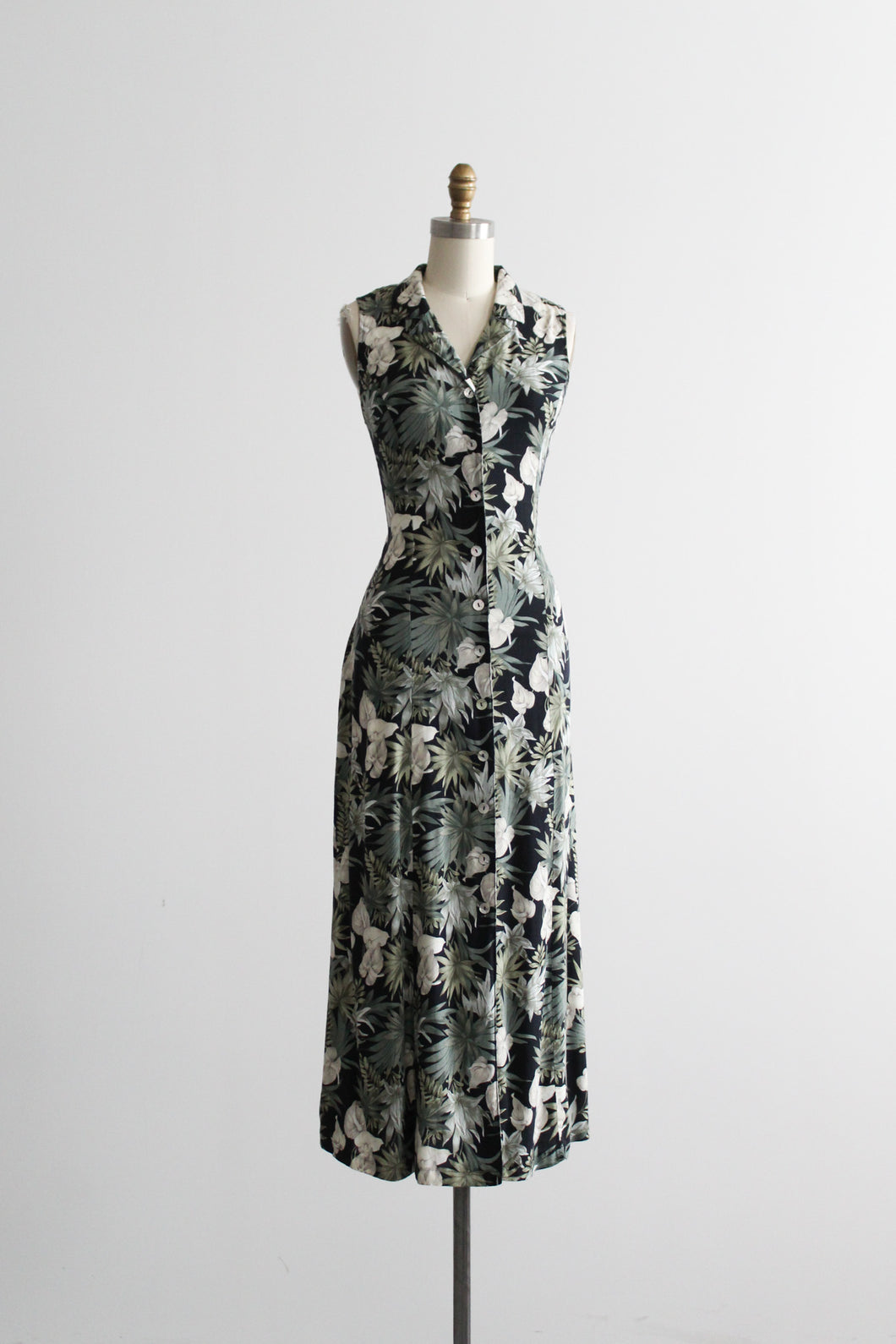secret garden lattice-back dress
