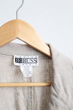 driftwood linen blazer