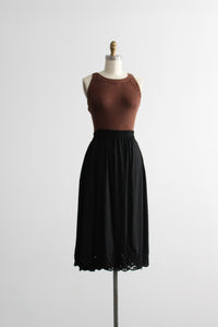 cinder cutwork skirt