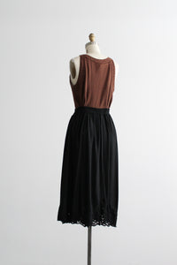 cinder cutwork skirt