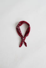 distressed oxblood cotton bandana