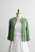grass wool cardigan