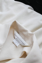 parchment silk button up