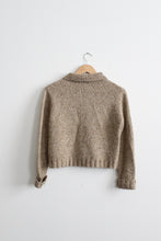cobblestone cropped cardigan