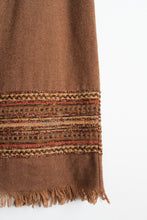 fringed blanket skirt