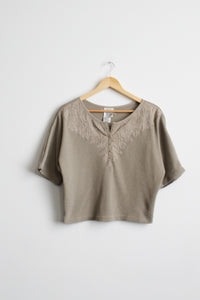 isabelle embroidered tee