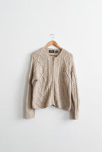 chanterelle cable knit cardigan