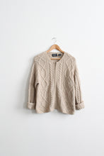 chanterelle cable knit cardigan