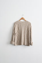 chanterelle cable knit cardigan
