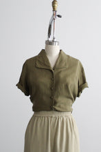 laurel silk button up