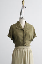 laurel silk button up