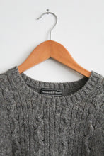 pebble shetland wool sweater