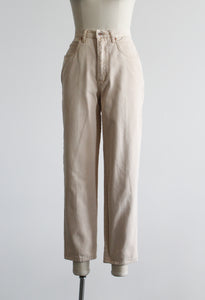 relaxed parchment jeans