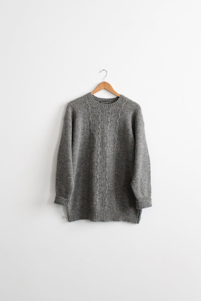 pebble shetland wool sweater