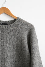 pebble shetland wool sweater