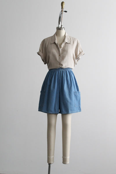 big sur denim shorts