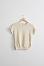 salt knit cotton tee