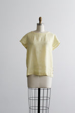 chamomile linen tee