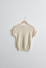 salt knit cotton tee