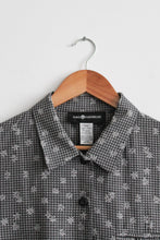 daisy chain gingham button up