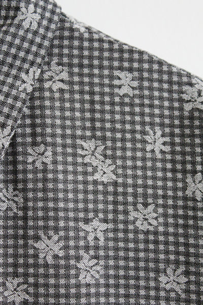 daisy chain gingham button up