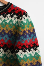 wool argyle sweater