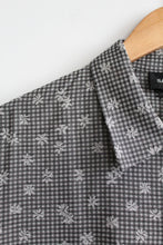 daisy chain gingham button up