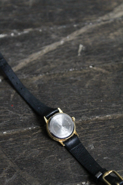 eclipse leather band vintage watch