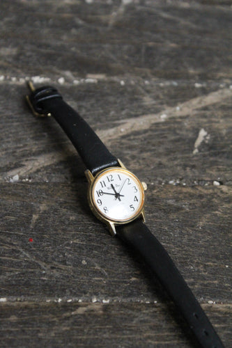 eclipse leather band vintage watch