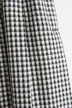 gingham pleat skirt