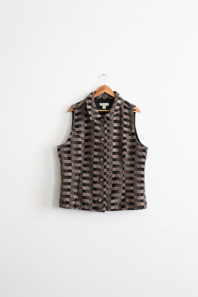 checkerboard vest