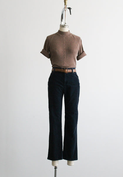 night sky cotton corduroy trousers