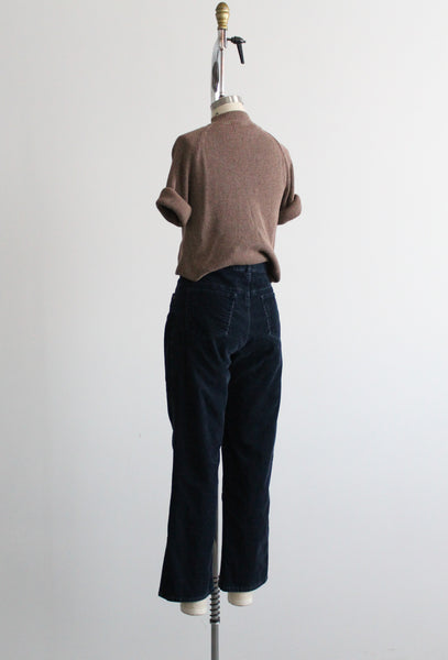 night sky cotton corduroy trousers