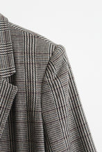 ex libris plaid wool blazer
