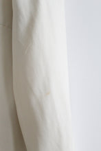 parchment silk button up