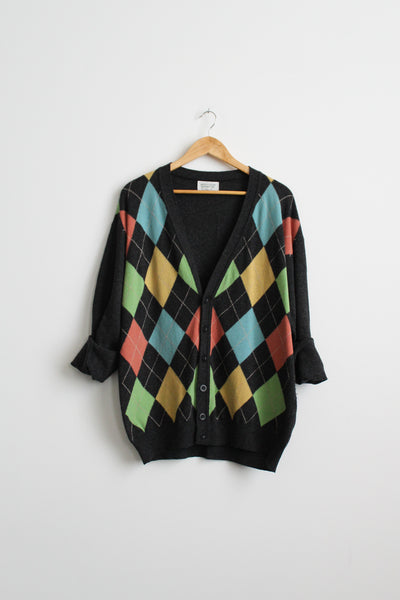 argyle grandpa sweater