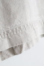 oat linen shorts