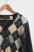 angora argyle sweater